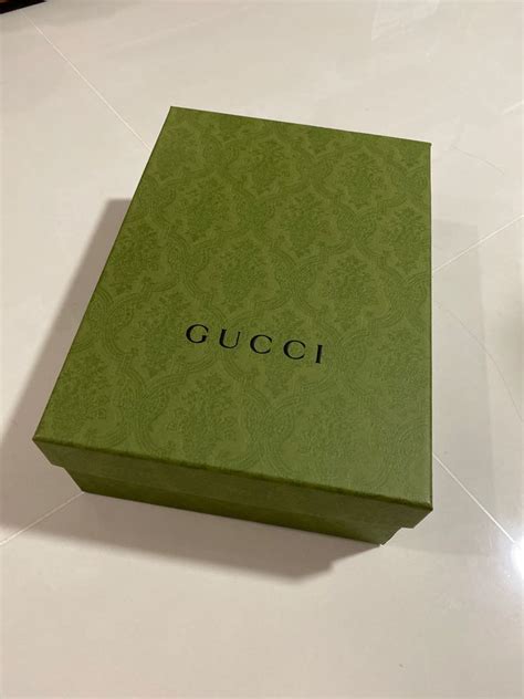 gucci green shoe box|gucci shoe box for sale.